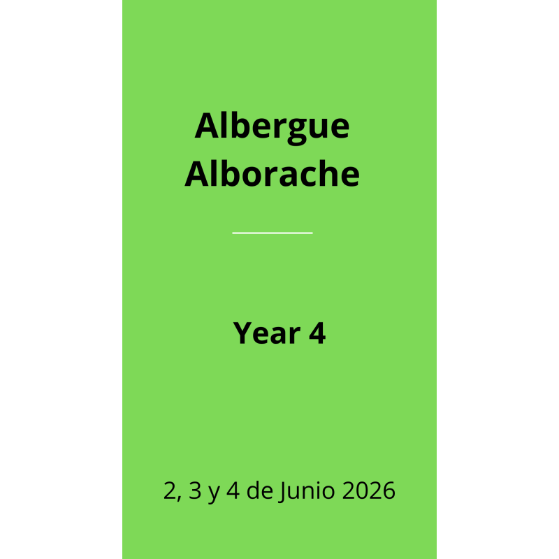 ALBERGUE de ALBORACHE - Year 4